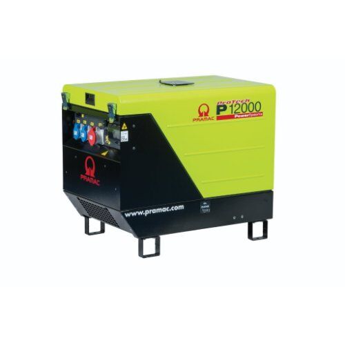 P - Serie Professionellen Dauereinsatz - Schallisoliert Pramac Stromerzeuger  P 12000 - THB ISO AVR 230V / 400V - BENZIN - E START 12448459